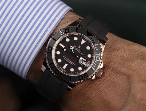 rolex yacht master 40mm on wrist|Rolex Yacht-Master bezel.